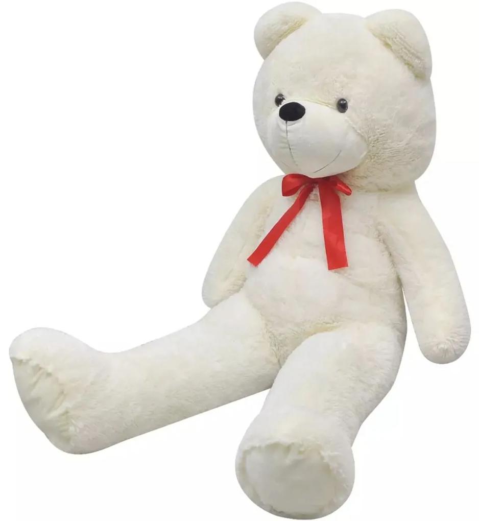 vidaXL Plyšový medvedík na hranie, biely 170 cm