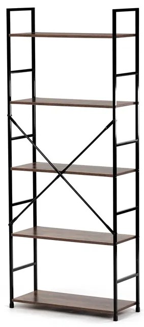BONTEC Regál, mdf, hnedá, GD-225 OAK Farba: Prírodné