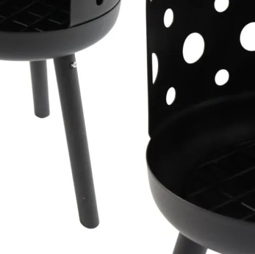 Ohnisko s komínom Gozo Garden Black