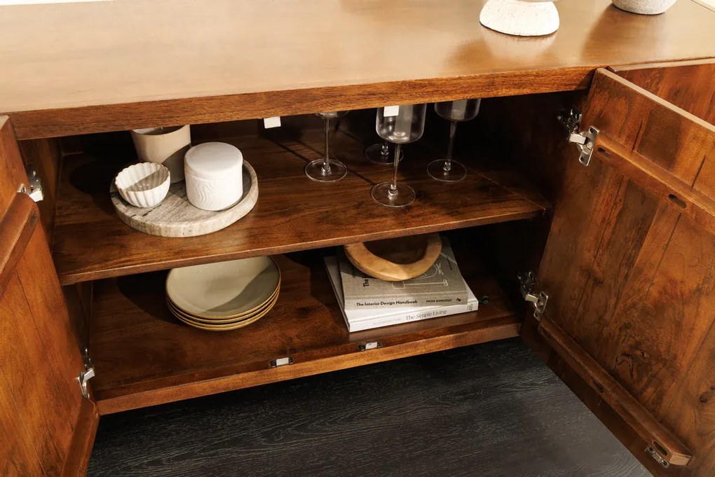 Komoda BRASIL 175 cm mangové drevo hnedá