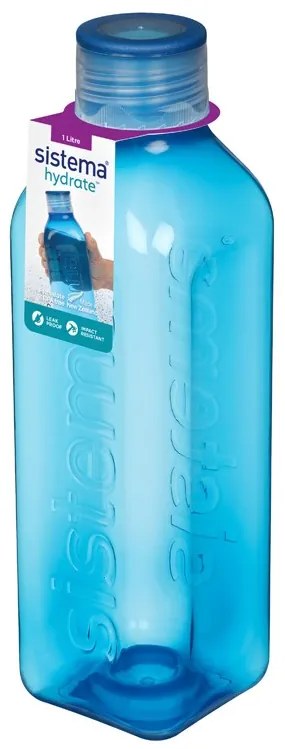 SISTEMA Fľaša na pitie, SISTEMA, 1 l, mix farieb Farba škatuliek SISTEMA: Modrá