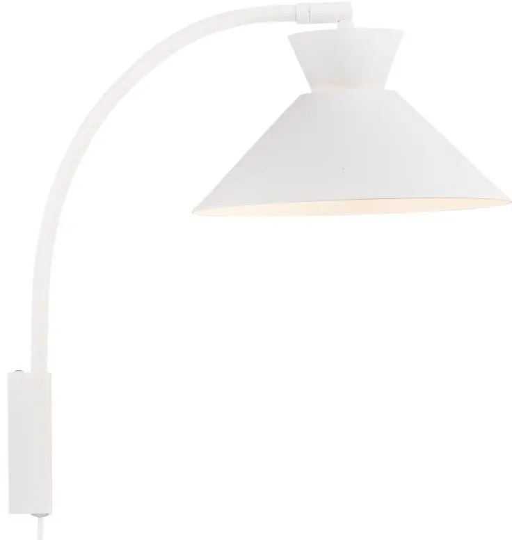 Nordlux - Nástenná lampa DIAL 1xE27/40W/230V biela