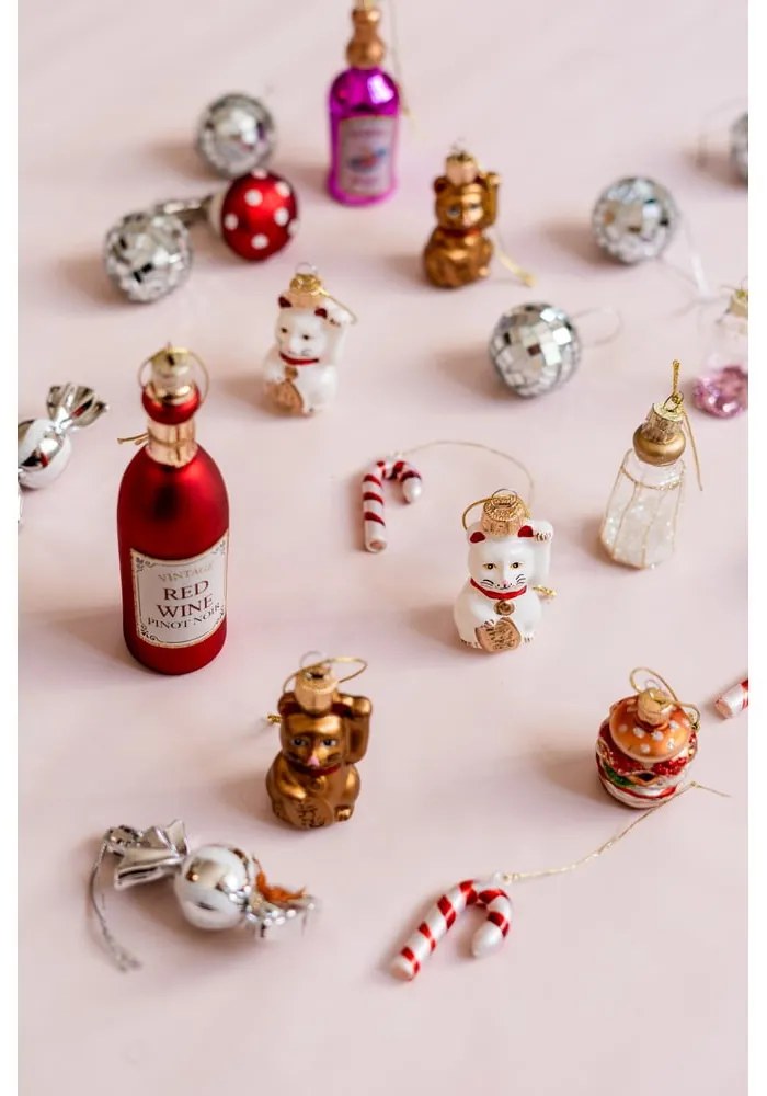 Plastové vianočné gule v súprave 6 ks ø 4 cm Mirror Ball Mini – Sass &amp; Belle