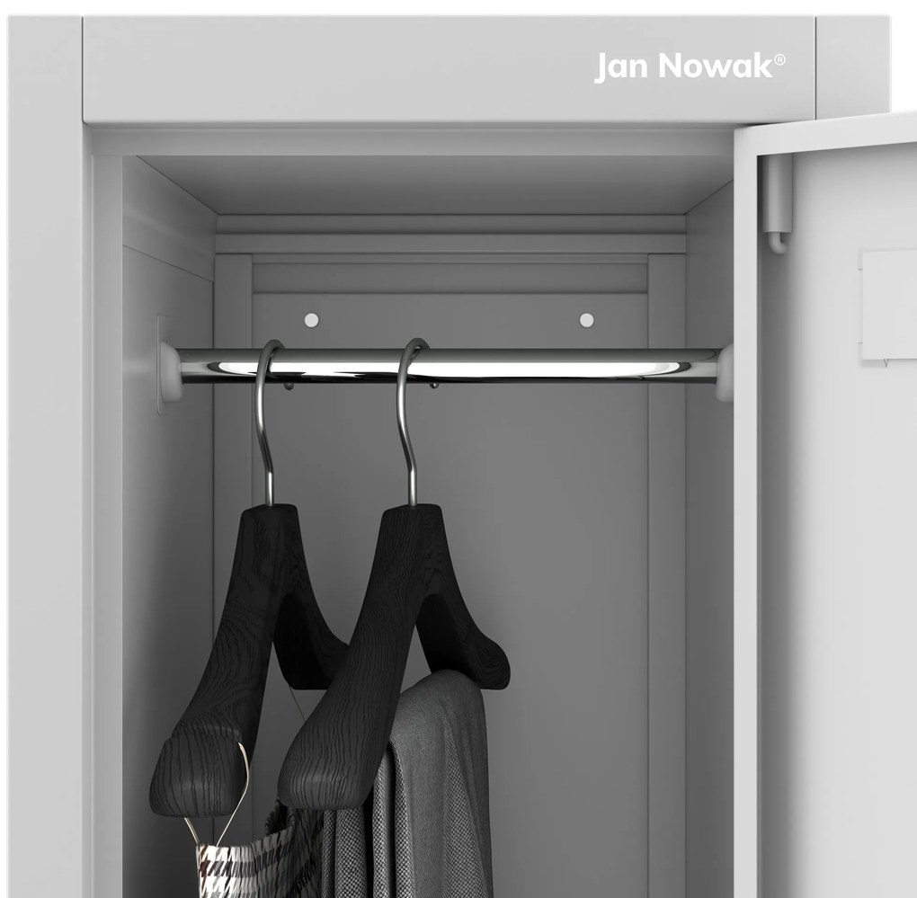 Pracovná odevná skriňa BHP sivá: BARTEK 1 Plus