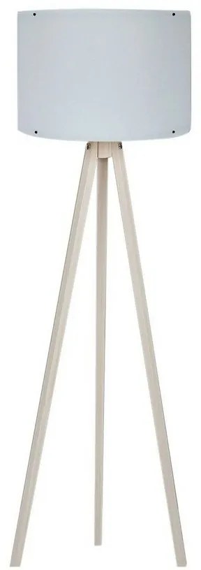 Stojacia lampa Tripod White Cream 132