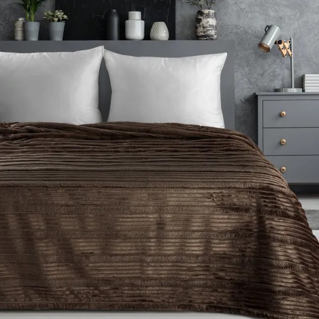 Deka NINA tmavohnedá