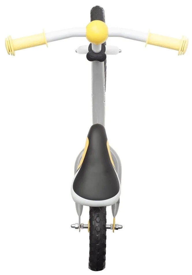 Detské odrážadlo bicykel Baby Mix TWIST sivo-žlté