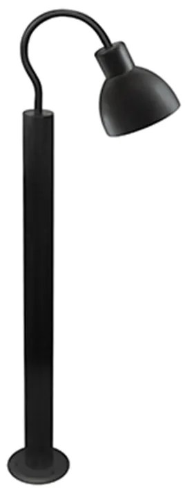 PLX Vonkajšia stojacia lampa WINDSOR, 1xE27, 60W, 100cm, čierna