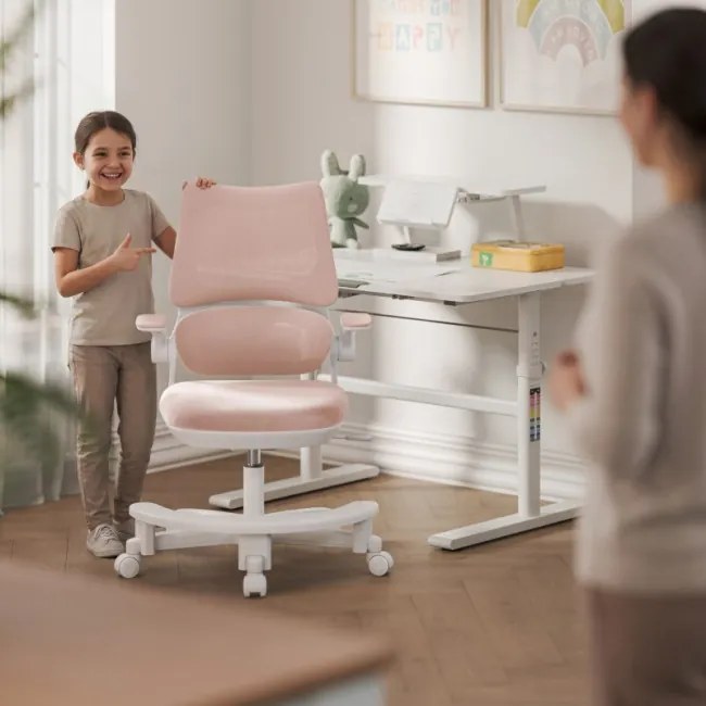 Detská otočná stolička Mark Adler Junior 5.7 Pink