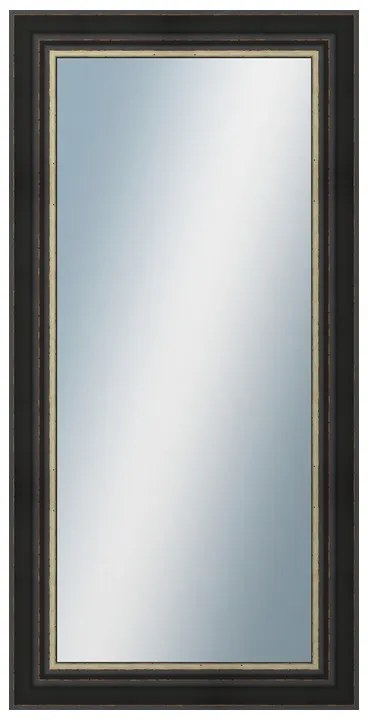 DANTIK - Zrkadlo v rámu, rozmer s rámom 60x120 cm z lišty GREECE čierna (2641)