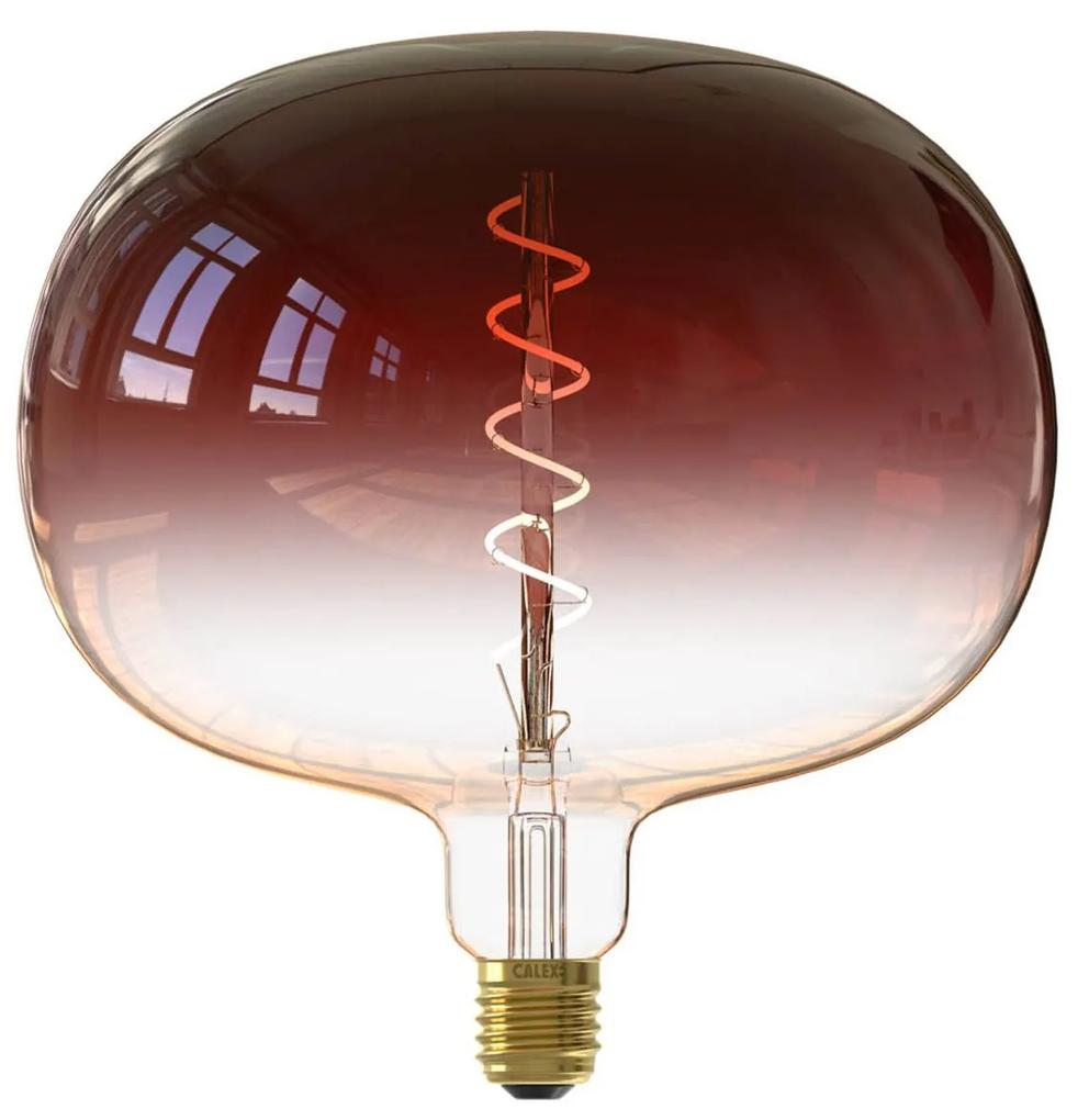 Calex Boden LED globe E27 5W filament gaštanová