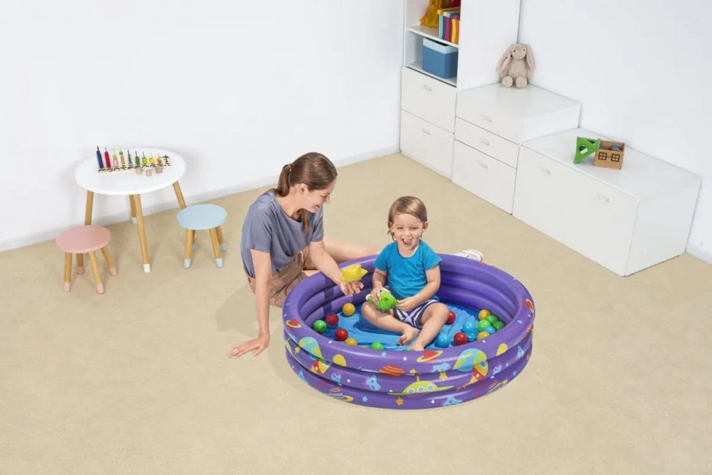 Bestway vesmírny bazén s loptičkami–102''x25'' 52466