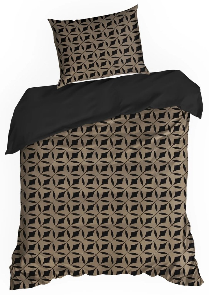 MAKOSATÉNOVÉ OBLIEČKY REINA52 160X200 CM, 2 KS 70X80 CM VZOROVANÉ