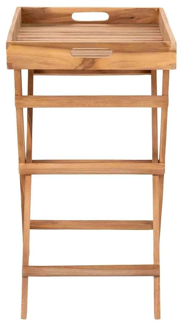 Teakový odkladací stolík Ronda 39 × 29 × 49,5 cm