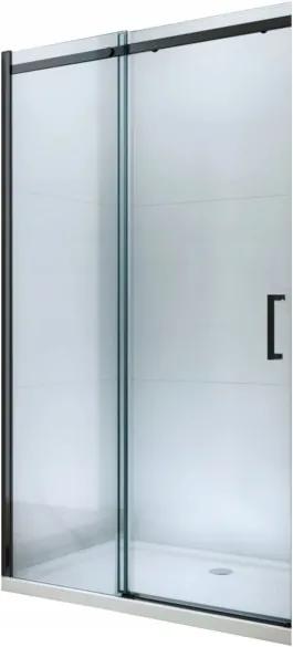 Mexen OMEGA sprchové dvere do otvoru 110 cm, cierna-transparentná, 825-110-000-70-00