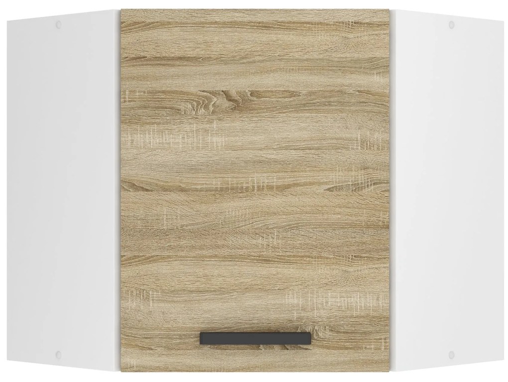 Kuchynská skrinka Belini Premium Full Version horná rohová 60 cm dub sonoma