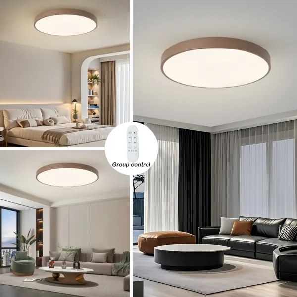 Brilagi-LED Stmievateľné svietidlo POOL SMART LED/100W/230V 80 cm Wi-Fi Tuya + diaľkový ovládač hnedé