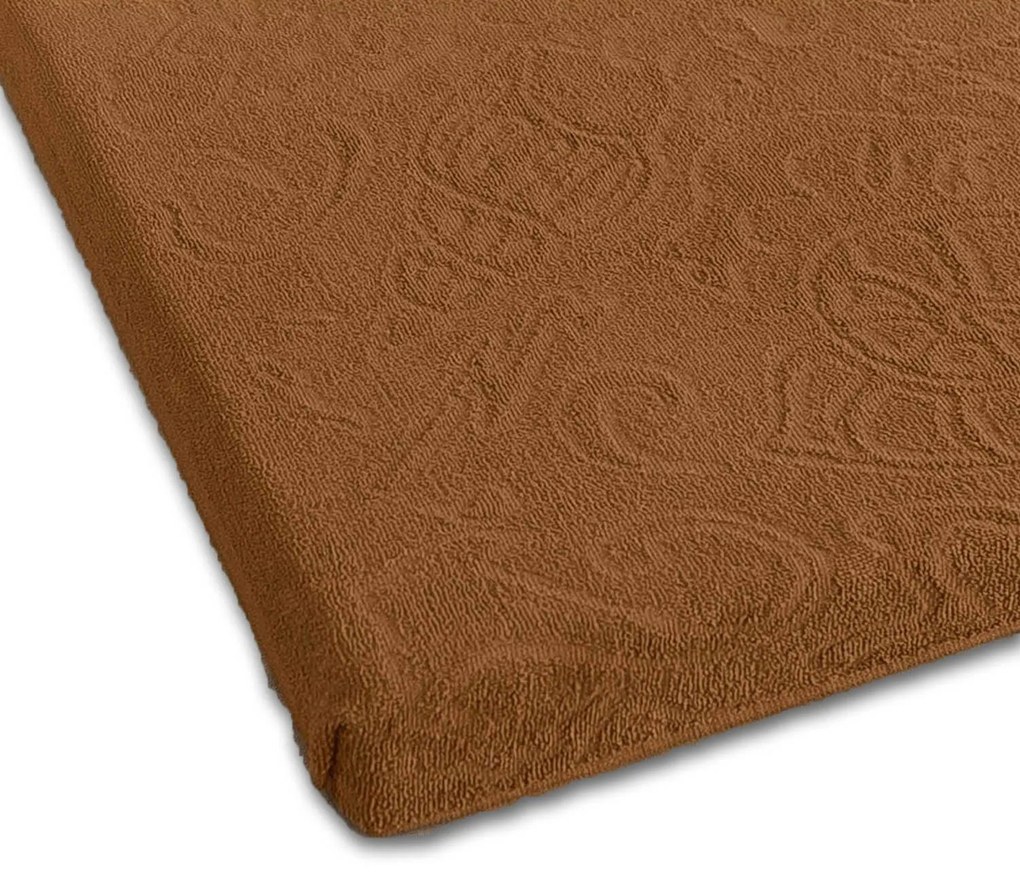 ŽAKÁROVÉ PRESTIERADLO TULIP04 175X220 CM HNEDÉ