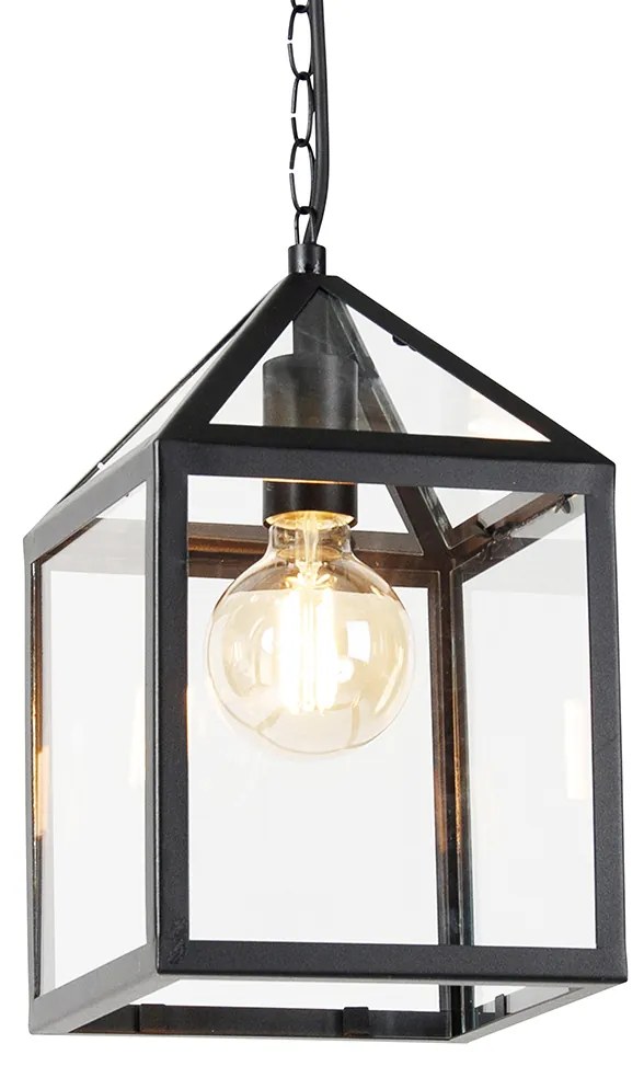 Inteligentné vonkajšie závesné svietidlo čierne IP23 vrátane Wifi G95 - Amsterdam