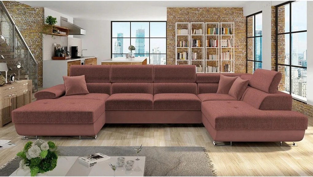 Rohová sedacia súprava Teagan (Pravá (Otusso 17 Velvetto 17)