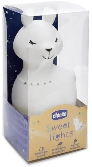 Chicco - Detská nočná lampička SWEET LIGHTS lama
