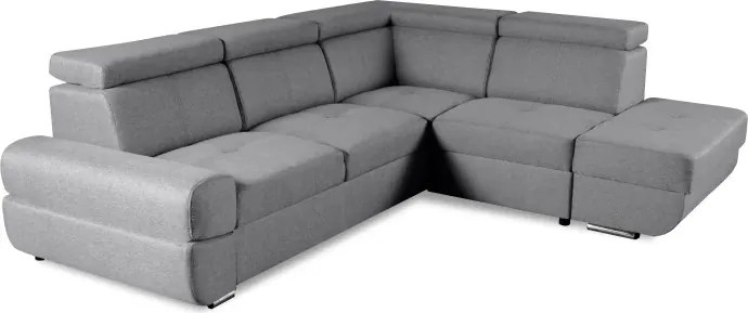 Sedacia súprava Logan, pravá, sivá (malmo 90)