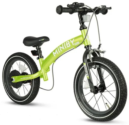 Detský bicykel Miniby 14" zelený