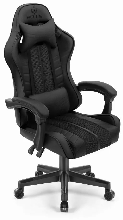 Čierne herné kreslo 1004 BLACK