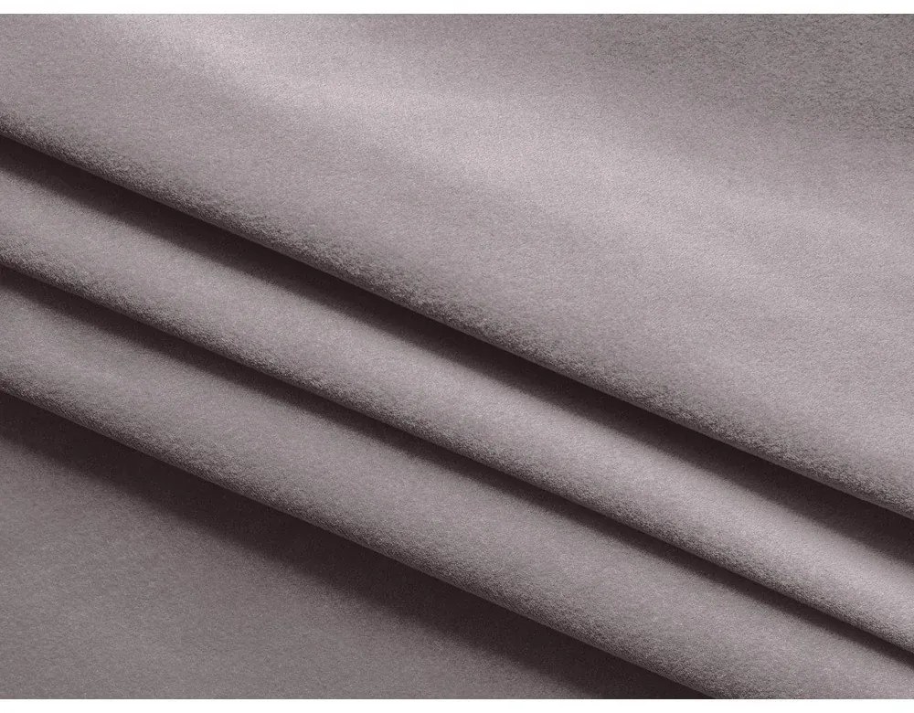 Zamatová rozkladacia/s úložným priestorom pohovka v levanduľovej farbe 225 cm Hula – Makamii