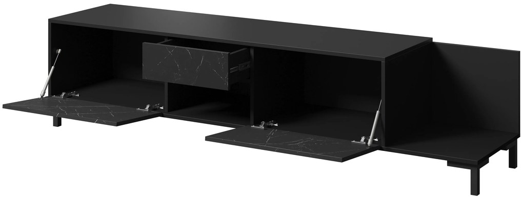 Cama Marmo TV stolík - čierna