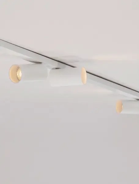 Minimalistické bodové svietidlo Oso 8 Biela