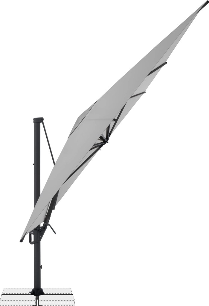Doppler LIFE 300 x 400 cm – výkyvný záhradný slnečník s bočnou tyčou