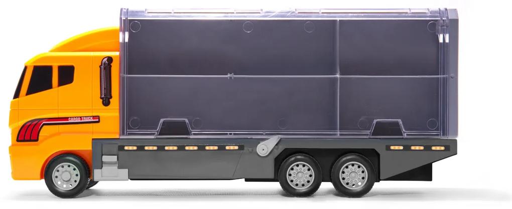 KIK Kamión s autíčkami STAVEBNÉ STROJE, KX6681_3