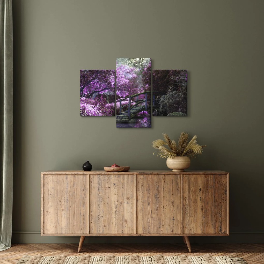 Obraz - fialové stromy (90x60 cm)