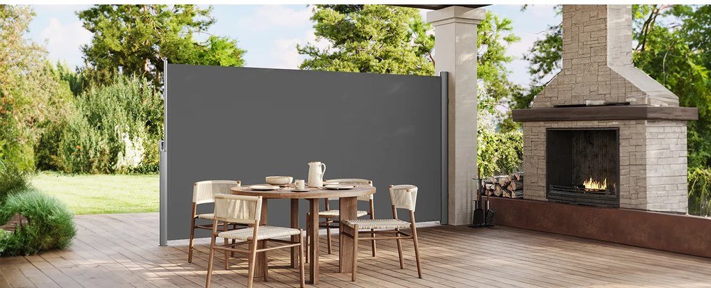 Bočná markíza Orrine 180x450 cm antracit