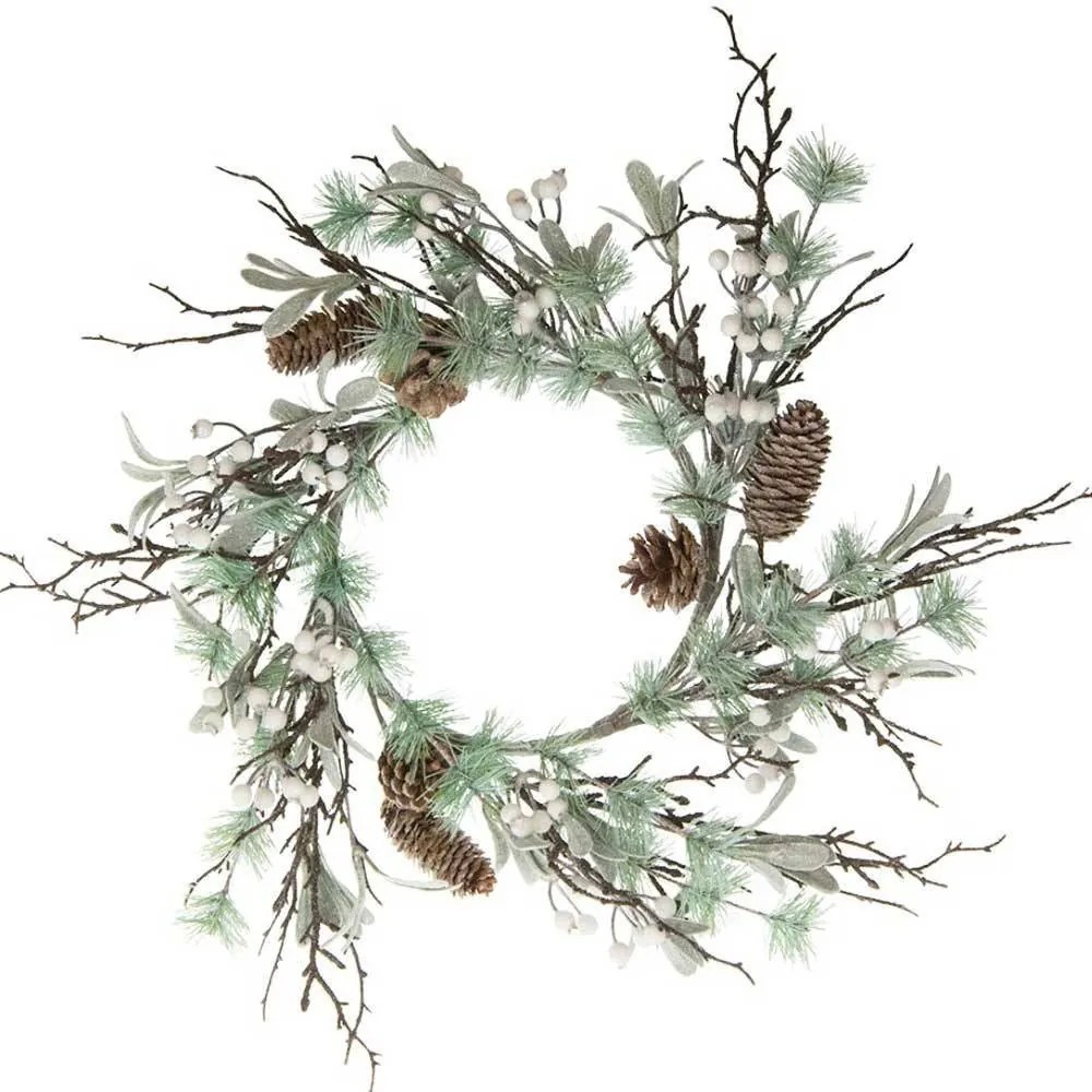 Vianočný veniec Snowy 54 cm