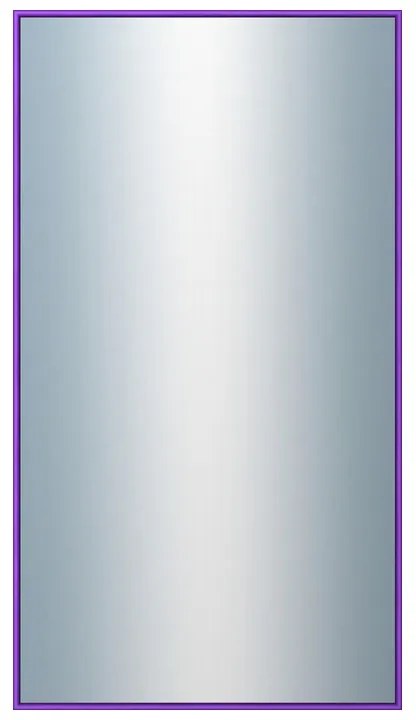 DANTIK - Zrkadlo v rámu, rozmer s rámom 50x90 cm z lišty Hliník modrá m. (7002242)