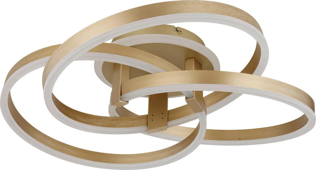 XXXLutz STROPNÉ LED SVIETIDLO, 60/57,5/20 cm - Interiérové svietidlá - 004558121802
