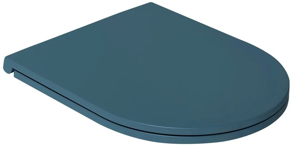 Isvea Isvea, INFINITY WC sedátko SLIM, Easy Take, Soft Close, zelená matná, 40KF0545I-S
