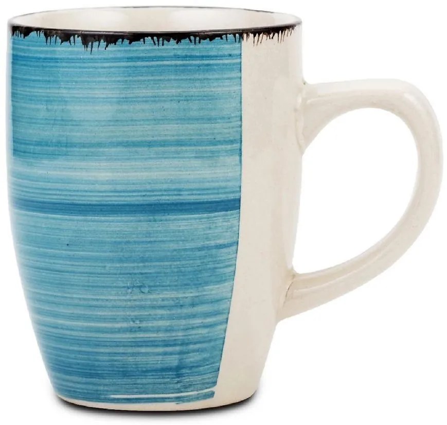 Hrnček "Lines faded blue", 355 ml