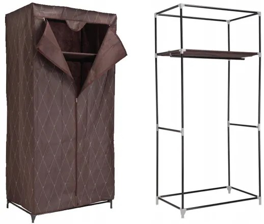 Šatníková skriňa GAJA VITTO hnedá