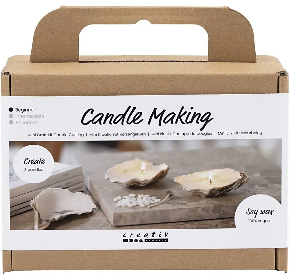 Kreatívna sada Mini Craft Kit Candle Making Shells