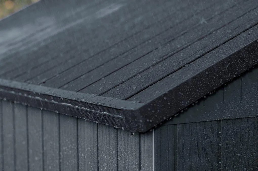 Záhradný domček Keter Darwin 6 x 8 šedý, s podlahou