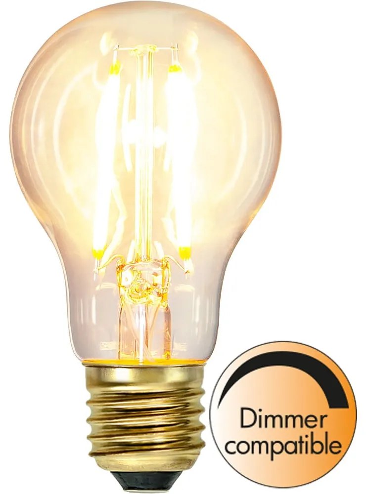 Teplá LED/filamentová žiarovka so stmievačom E27, 7 W Soft Glow – Star Trading