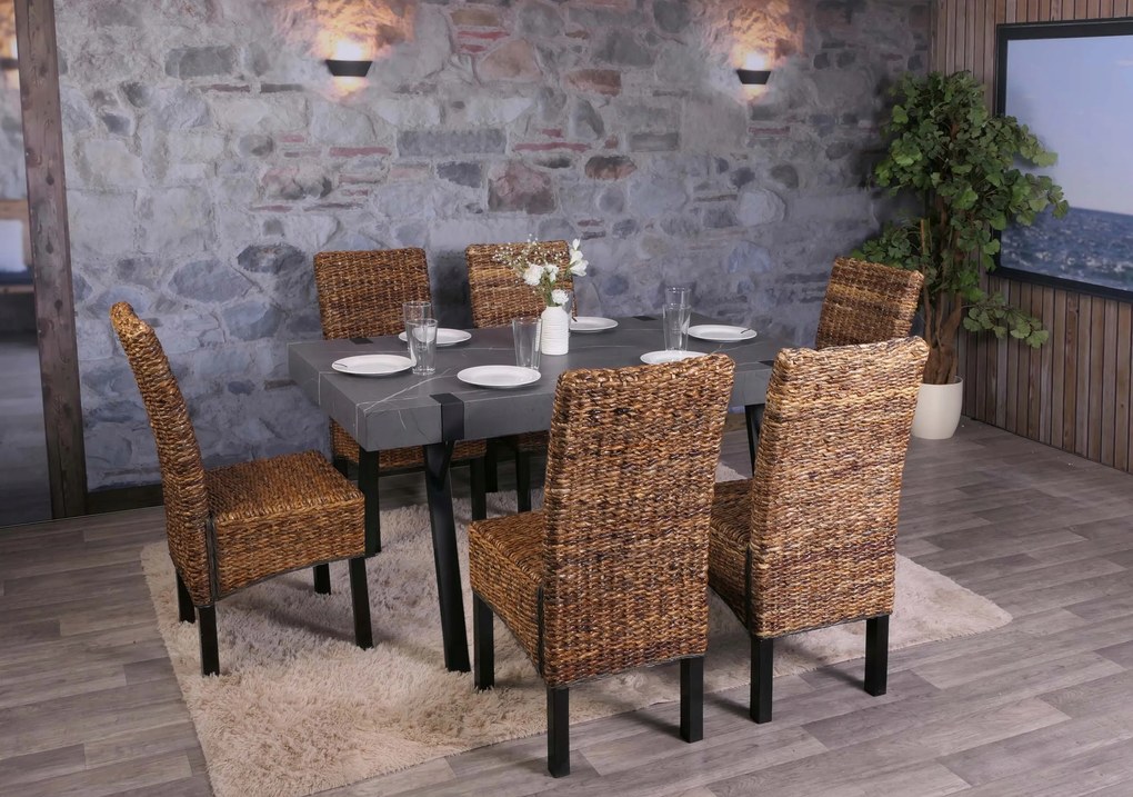 MCW Stolička do jedálne Loiret (sada 6 kusov)