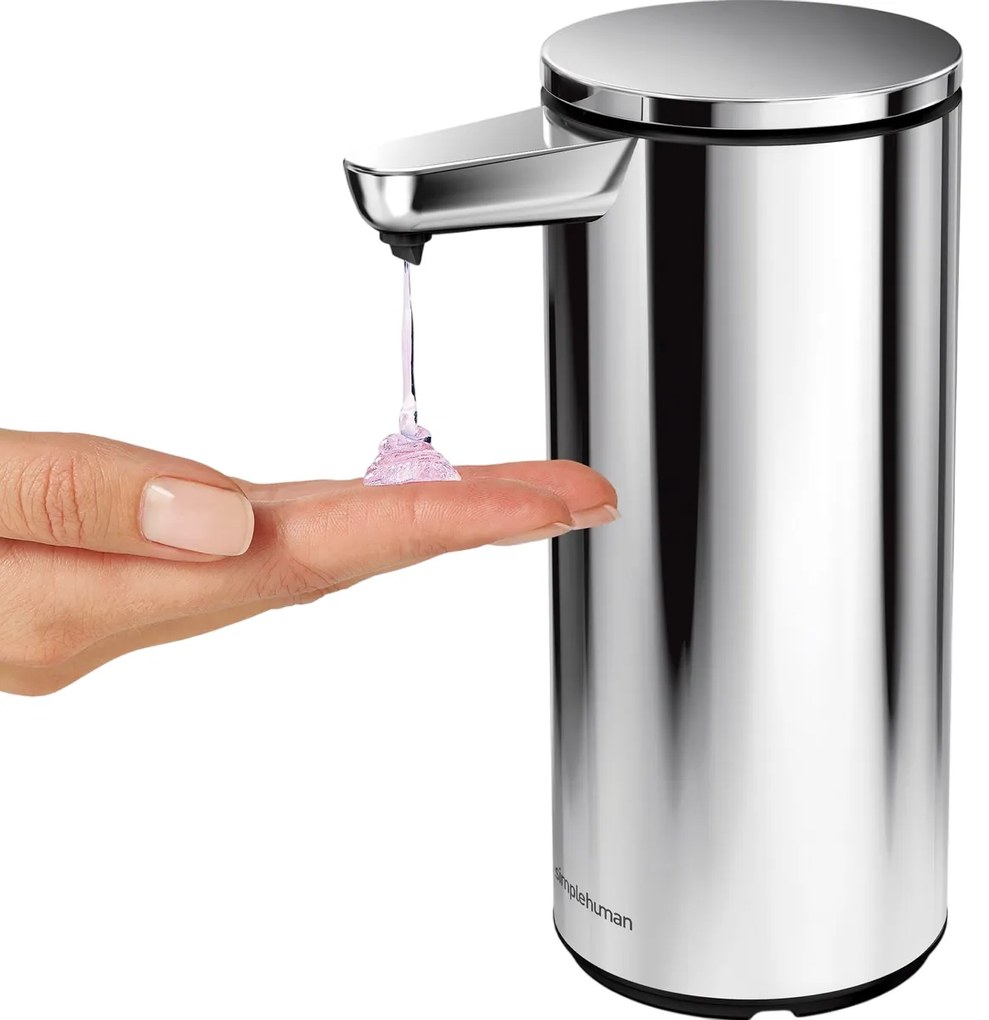 Simplehuman Bezdotykový dávkovač mydla 266 ml, nehrdz. oceľ lesk