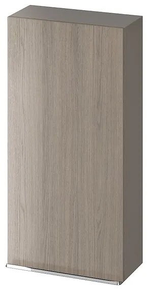 Cersanit - VIRGO závesná skrinka 40cm, šedá-chróm, S522-037
