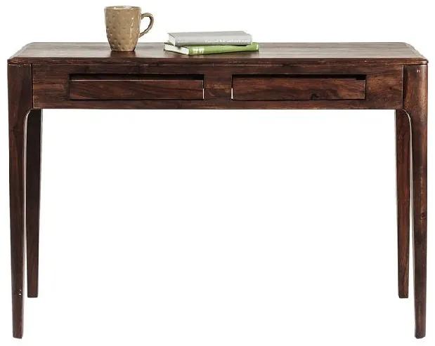 Brooklyn Walnut písací stôl 110x40 cm tmavohnedý