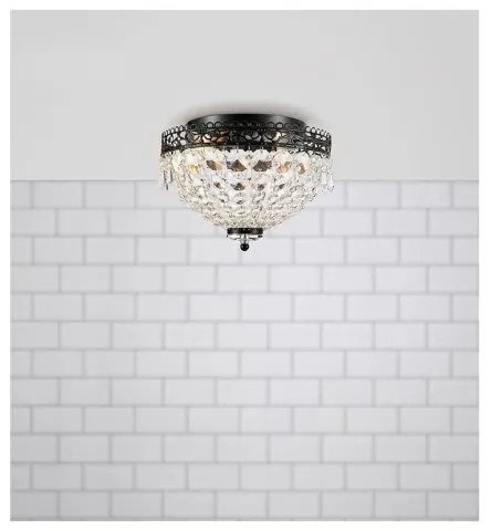 Markslöjd 108424 - Stropné svietidlo JOLINE 2xE14/40W/230V čierna