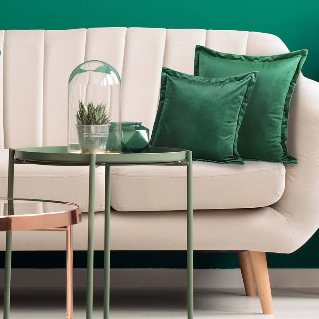 DEKORAČNÁ OBLIEČKA NA VANKÚŠ RIA45X45 CM HNEDÁ